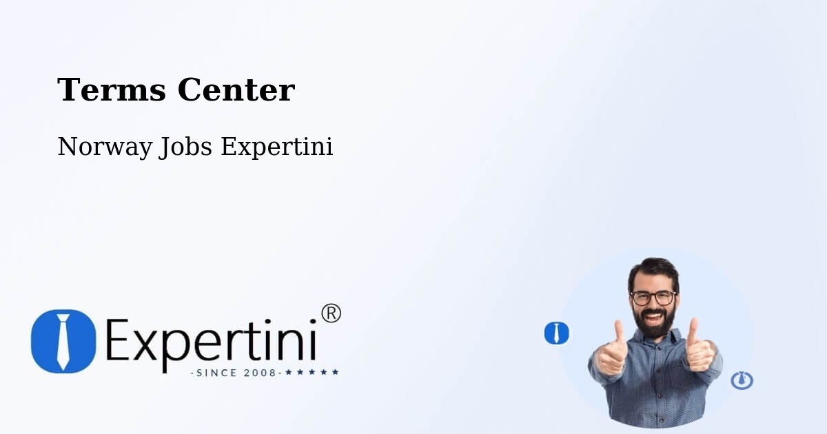 Terms of Service – Larvik - Norway Jobs Expertini